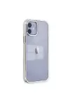 Apple iPhone 12 Kılıf Element Silikon - Gümüş-2