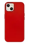 Apple iPhone 14 Plus Kılıf Asya Deri Silikon - Kırmızı-1