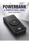 10.000 Mah Powerbank 4 Portlu Hızlı Şarj Dijital Göstergeli-1