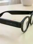 Siyah Kameralı Akıllı Gözlük AI Görüntü Tanıma Bluetooth Müzik Telefon Görüşme Dokunmatik Kontrollü-2