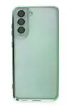 Samsung Galaxy S21 FE Kılıf Razer Lensli Silikon - Yeşil-1