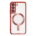 Samsung Galaxy S22 Kılıf Kross Magneticsafe Kapak - Kırmızı-1