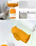 Duvar Rötuş Boya Rulosu 2si 1 Arada Hazneli Hızlı Kuruyan Yama Fırçası-2