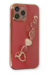 Apple iPhone 14 Pro Max Kılıf Esila Silikon - Kırmızı-1
