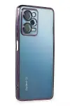 Xiao Red Note 12 Pro 5G Kılıf Razer Lensli Silikon - Mor-2