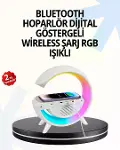 15W Hızlı Şarj Destekli LED Atmosfer Işığı ve Alarm Fonksiyonlu Lamba-1