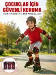 Koruyucu Seti Dizlik Dirseklik Bileklik Nefes Alabilir Koruma Ekipmanı-1