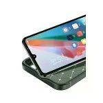 Samsung Galaxy A06 Kılıf Auto Focus Karbon Kapak - Koyu Yeşil-3