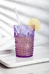 Akrilik Mor 6'lı Kısa Bardak & Su Meşrubat Kahve Yanı Bardağı 400 ml ( Cam Değildir )-3