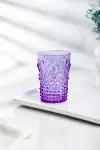 Akrilik Mor 6'lı Kısa Bardak & Su Meşrubat Kahve Yanı Bardağı 400 ml ( Cam Değildir )-4