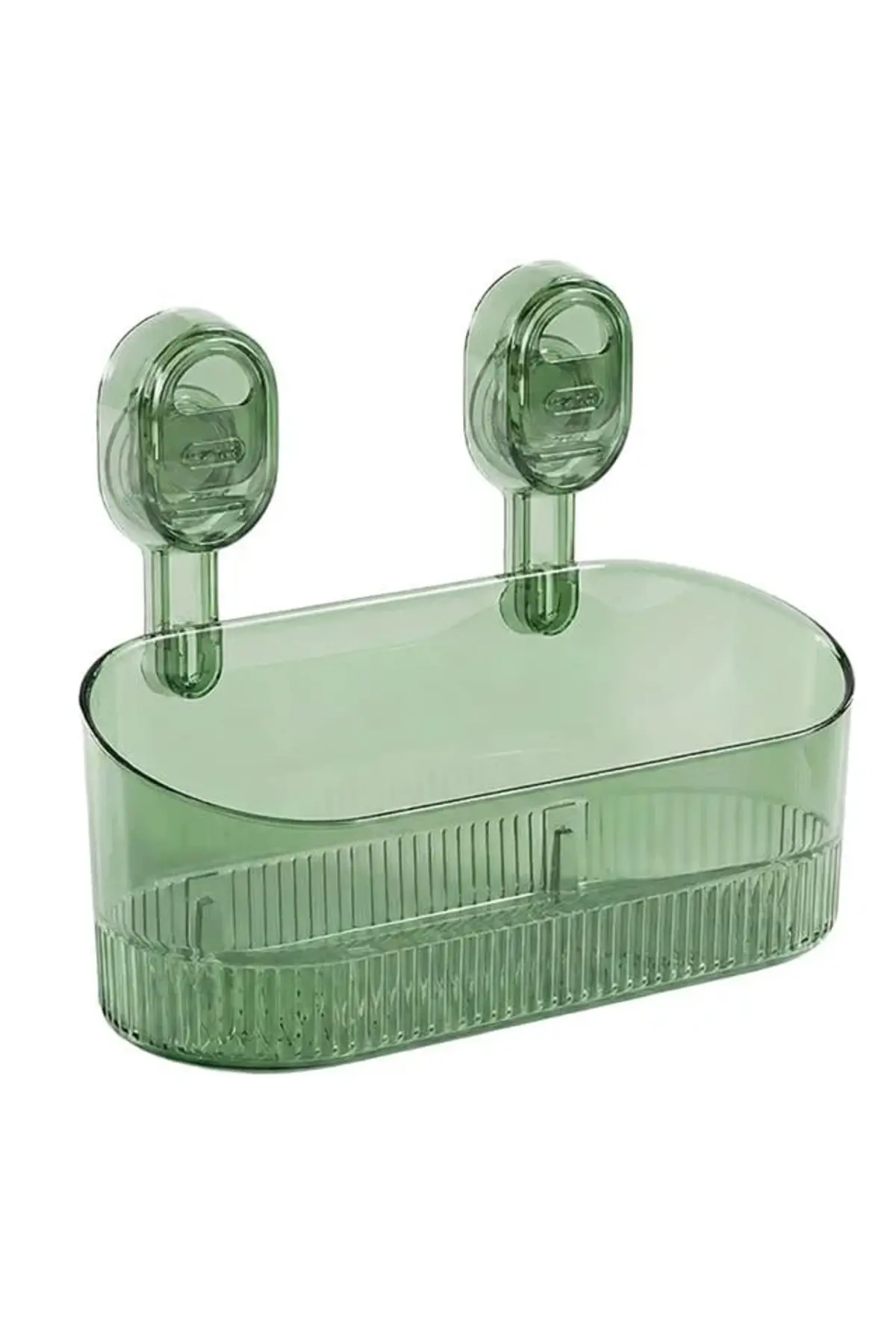 SN-29266 Vantuzlu Şeffaf Banyo Mutfak Rafı Organizer