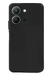 Vivo Y36 Kılıf Nano içi Kadife Silikon - Siyah-1
