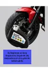 110 dB Alarm Disk Kilidi Motosiklet Scooter Bisiklet Güvenlik Yeni Nesil-3