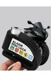 110 dB Alarm Disk Kilidi Motosiklet Scooter Bisiklet Güvenlik Yeni Nesil-5