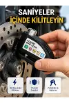 110 dB Alarm Disk Kilidi Motosiklet Scooter Bisiklet Güvenlik Yeni Nesil-1