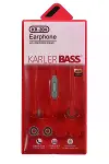 Karler Bass KR-204 Kablolu Kulaklık - Kırmızı-1