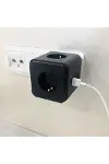 Isıya Dayanıklı Termal Akım Korumalı ve Çocuk Korumalı 3 Priz Girişli 3 USB Girişli Küp Priz-4