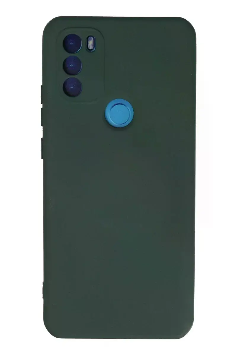 General Mobile GM 21 Plus Kılıf Nano içi Kadife Silikon - Koyu Yeşil