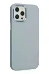 Apple iPhone 12 Pro Max Kılıf Asya Deri Silikon - Sierra Blue-2