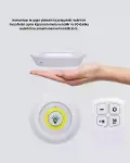 Kablosuz Gün Işığı 3’lü LED Spot Lamba Kumandalı-4