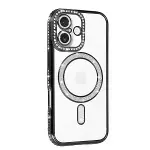 Apple İphone 17 Joke Simli Magneticsafe Kılıf - Siyah-2