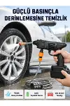 Taşınabilir Akülü Araba Yıkama Makinesi 1.7 MPa Basınçlı ve Ergonok Tasarımlı-1