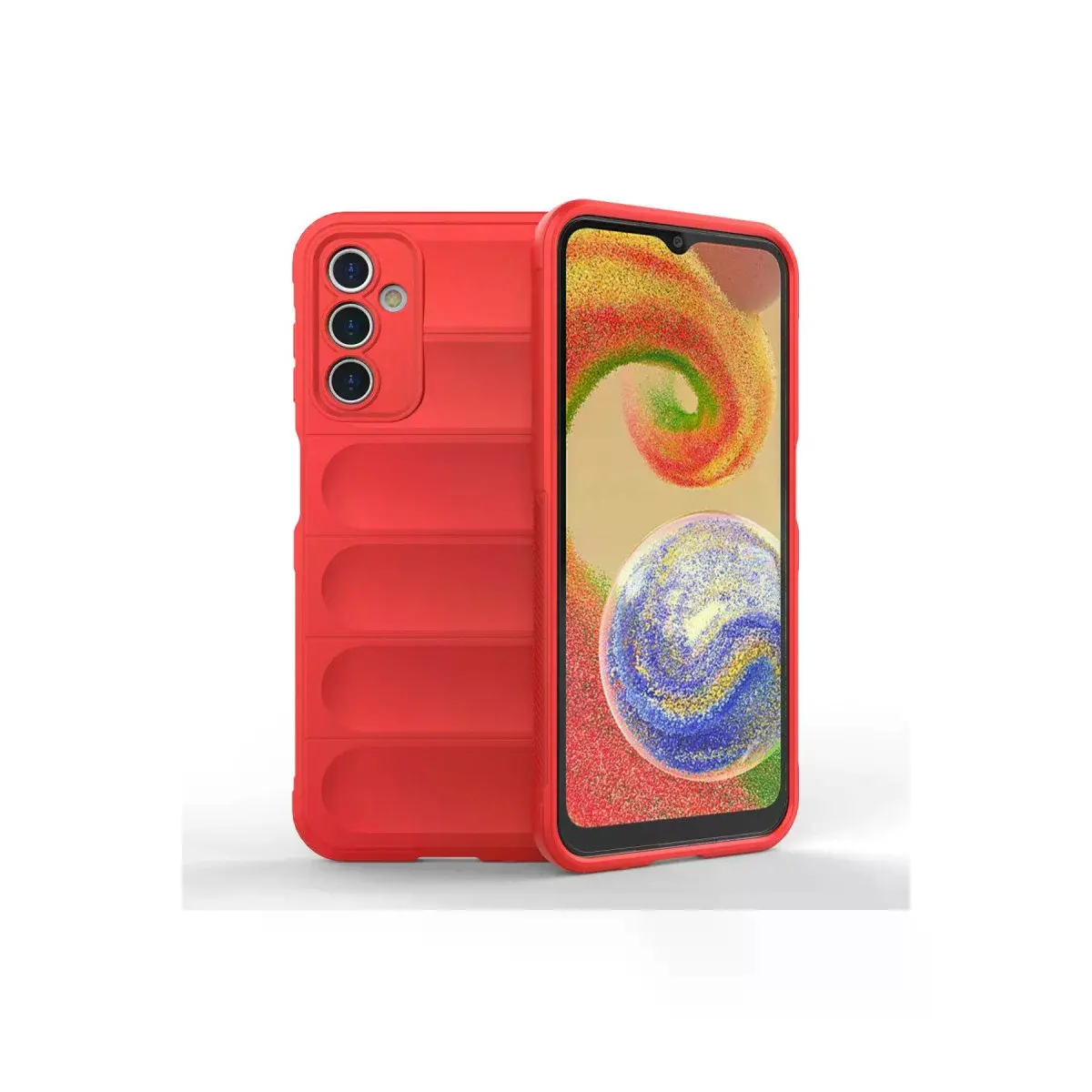 Samsung Galaxy A14 4g Kılıf Optimum Silikon - Kırmızı