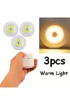 Uzaktan Kumandalı Yapışkanlı 3'lü Led Spot Lamba-1