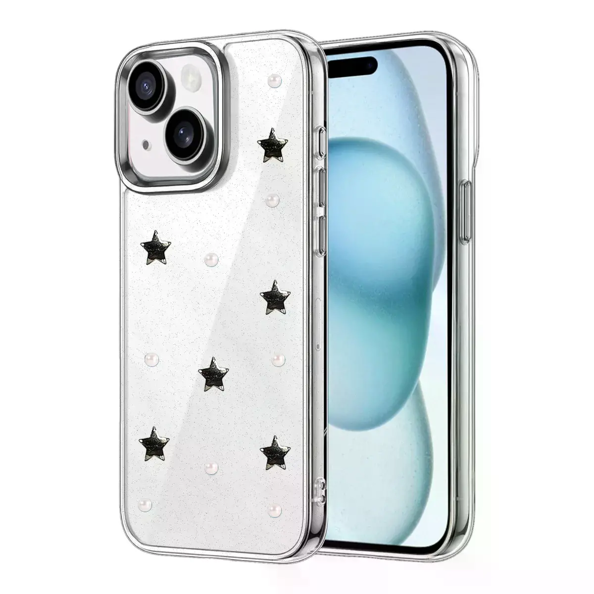 Apple İphone 15 Fiyonk Desenli Kapak - Desen 7