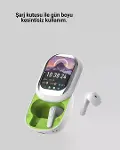 Kayar Kapak Tasarımlı Dokunmatik Ekranlı Kablosuz Bluetooth Kulaklık-3