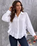 Beyaz Volanlı Gömlek-2