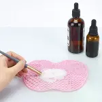 Pratik Kolay Makyaj Fırçası Tezleme Matı Aparatı Aleti-2