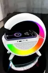Bluetooth Hoparlör Dijital Göstergeli Wireless Şarj RGB Işıklı-3