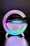 Bluetooth Hoparlör Dijital Göstergeli Wireless Şarj RGB Işıklı-4