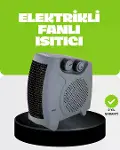 Güvenli Elektrikli Fanlı Isıtıcı Termostatlı Hızlı Isıtma-1
