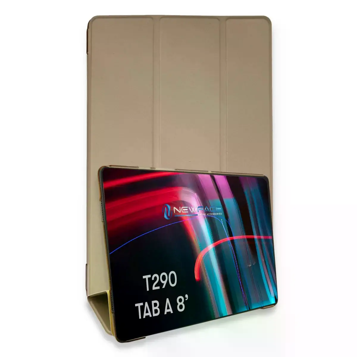 Samsung Galaxy T290 Tab A 8 Kılıf Tablet Smart Kılıf - Gold