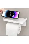 Raflı Yapışkanlı Tuvalet Kağıdı Askılığı-1