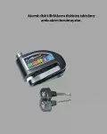 Motosiklet ve Bisiklet İçin 6mm Pinli Alarmlı Disk Kilidi-7