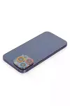 Apple iPhone 13 Pro Max Renkli Kamera Lens Koruma Cam - Pembe-Mavi-3