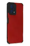 Xiao Red Note 12 5G Kılıf Loop Deri Silikon - Kırmızı-2