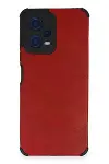 Xiao Red Note 12 5G Kılıf Loop Deri Silikon - Kırmızı-1