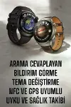 Akıllı Saat Sesli Görüşme, NFC Uyumlu, Bildirim Görme ve Uyku ve Sağlık Takibi-1