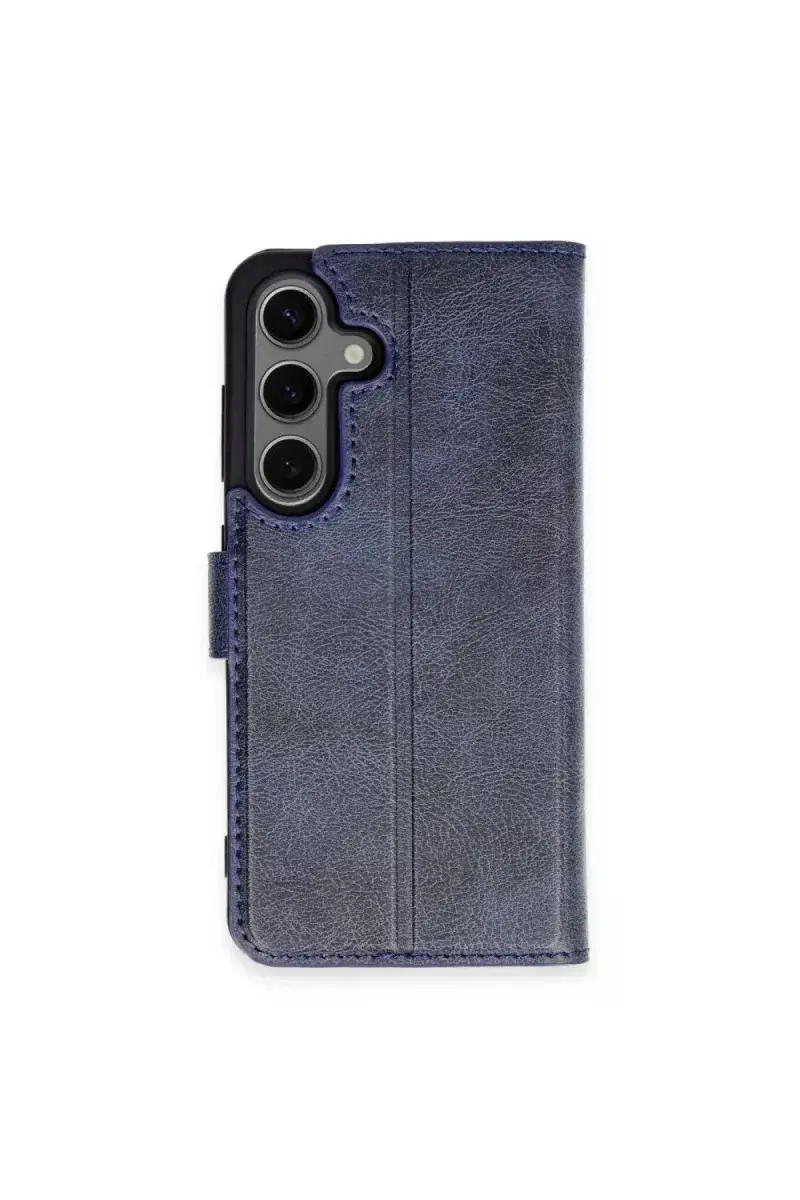 Samsung Galaxy S24 Plus Kılıf Trend S Plus Kapaklı Kılıf - Lacivert