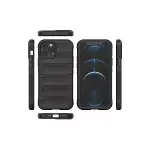 Apple İphone 12 Pro Kılıf Optimum Silikon - Siyah-5