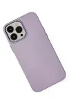 Apple iPhone 13 Pro Kılıf Asya Deri Silikon - Lila-3
