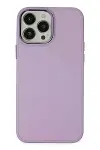 Apple iPhone 13 Pro Kılıf Asya Deri Silikon - Lila-1