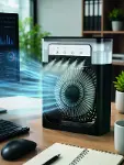 Su Hazneli Püskürtmeli Fan 1-3-5 Püskürtme Seçeneği, Type-C Güç Girişi-5