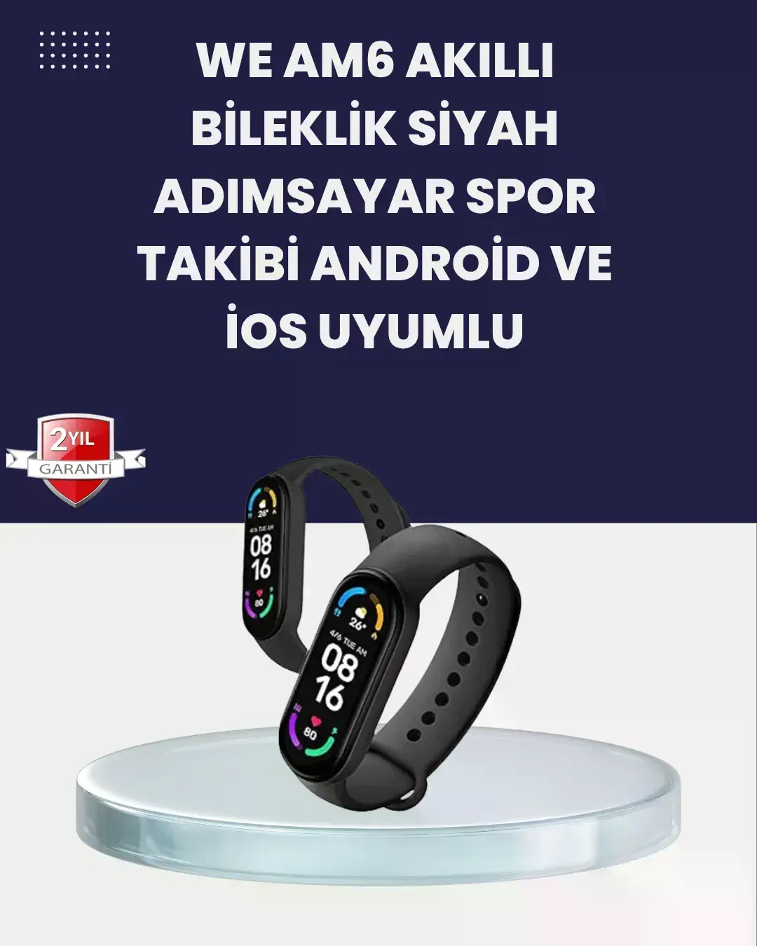 Titreşimli Bildirimli Akıllı Saat – Uyku izi ve Spor Modlarıyla