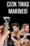Tıraş Makinesi Şarjlı Profesyonel Saç Kesme Makinesi Gold Çizik Tıraş-2