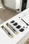Tıraş Makinesi Şarjlı Profesyonel Saç Kesme Makinesi Gold Çizik Tıraş-5
